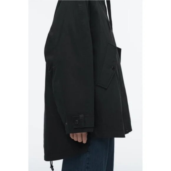 Zara Asymmetric Oversized Parka - Picture 5 of 13
